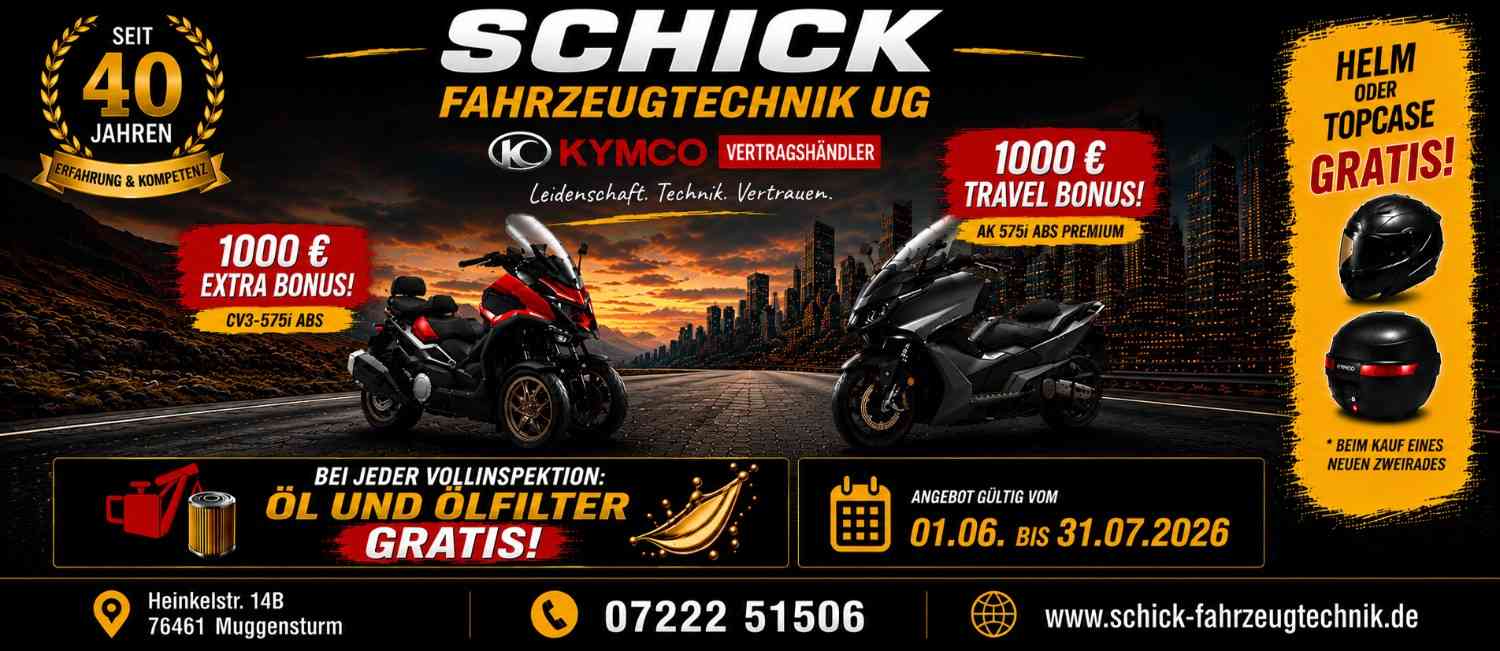 Zweiräder und Sonderangebote